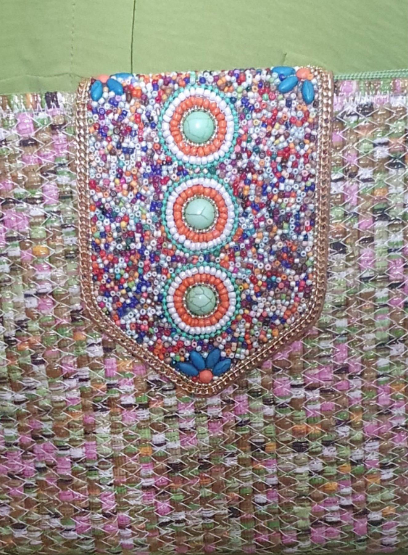 Sac 2 en 1 perlée bandouillére zara
