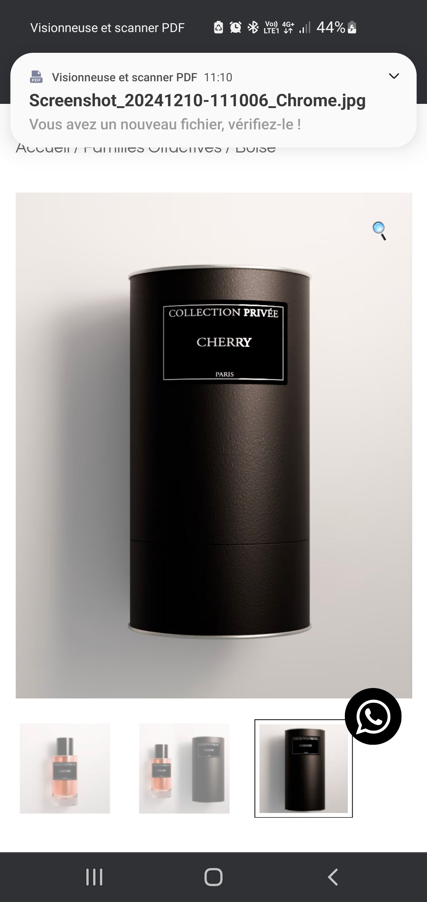 PARFUM COLLECTION PRIVÉE- CHERRY- PARIS - les merveilles de rahma