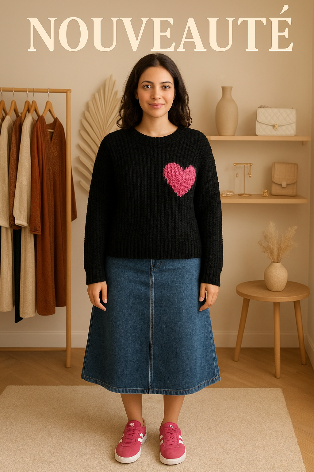 Pulls maille Cœur ❤️ les merveilles de rahma