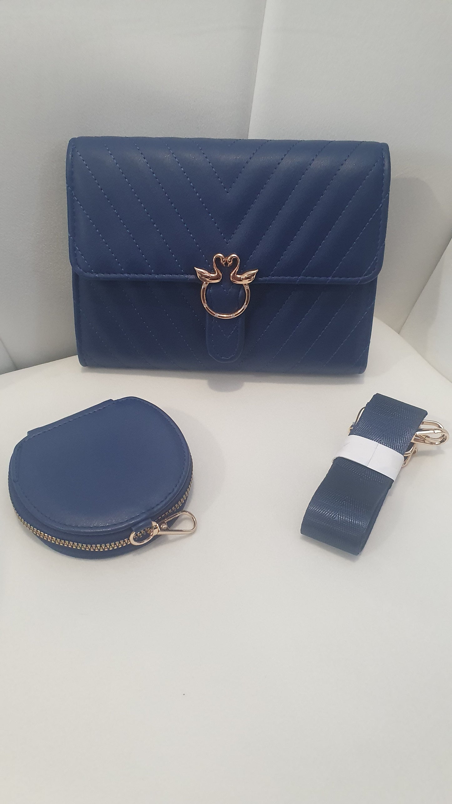 Sac bandouillere cygne - les merveilles de rahma