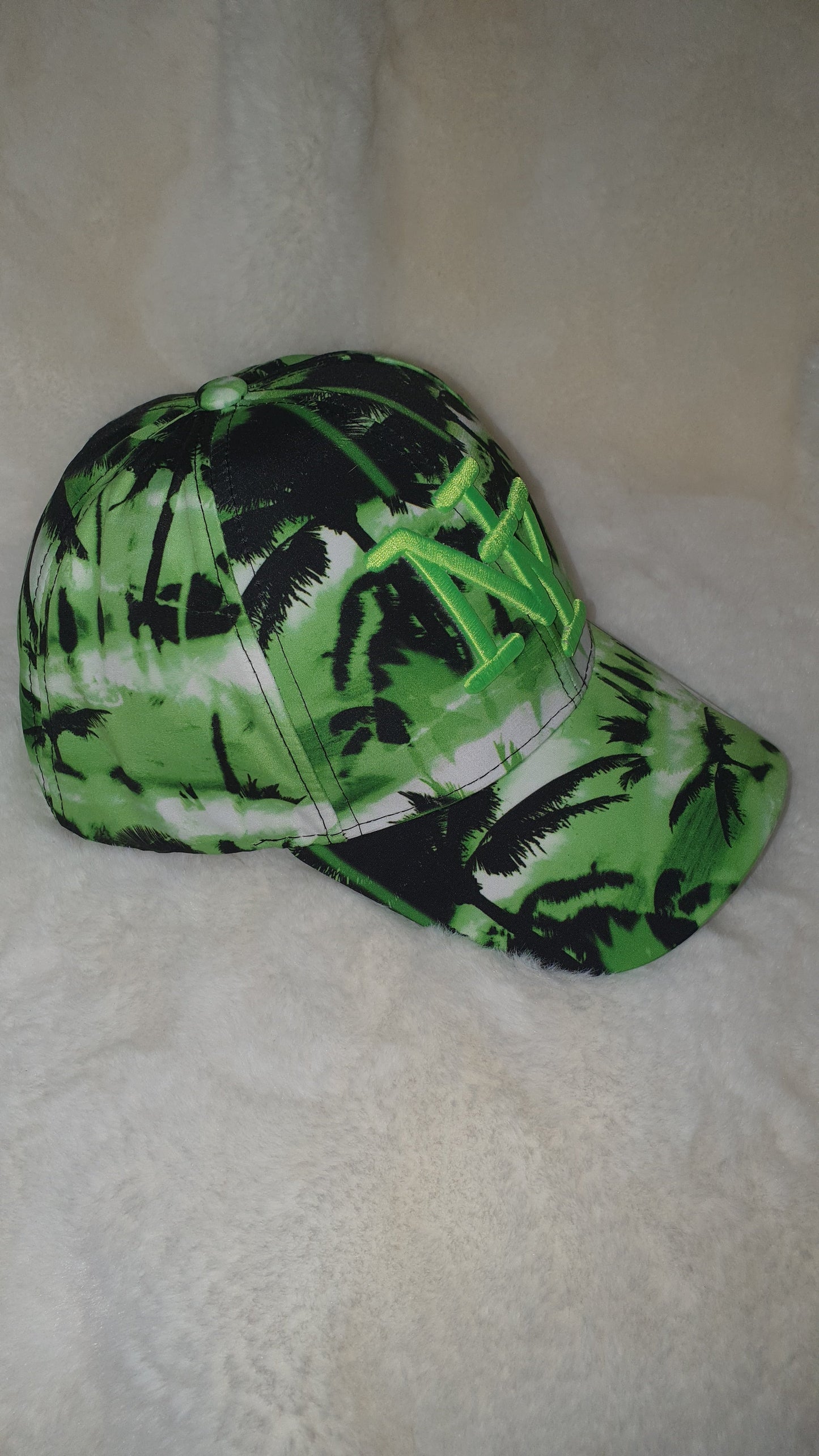 Casquette NY jungle Palm- Vert Tropical. les merveilles de rahma