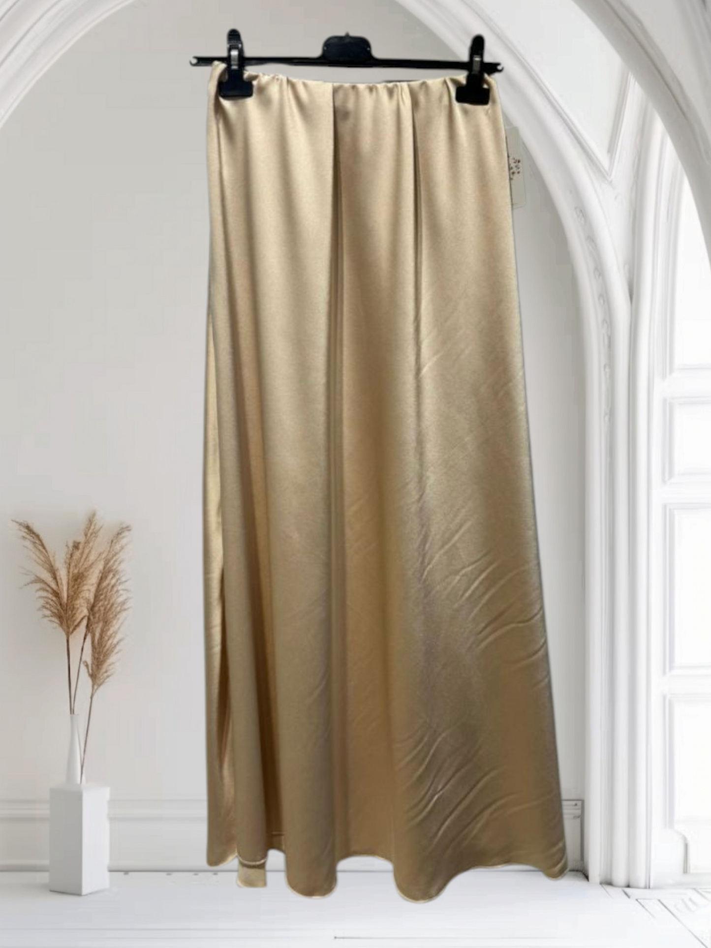 Jupe longue Satiné Célia - les merveilles de rahma