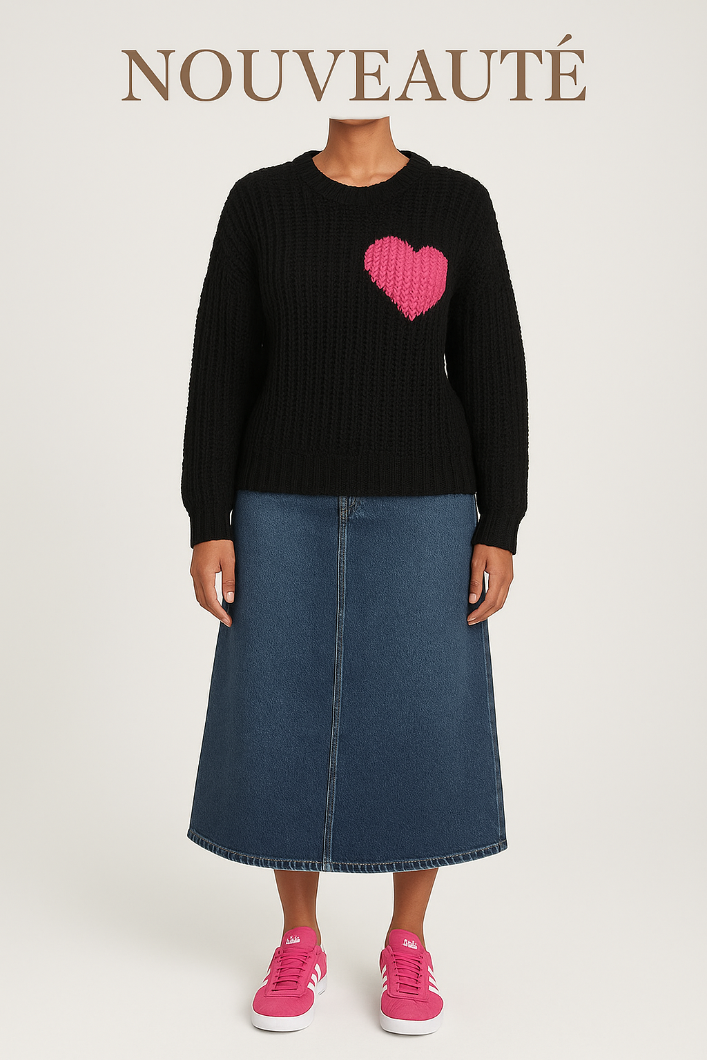 Pulls maille Cœur ❤️ les merveilles de rahma
