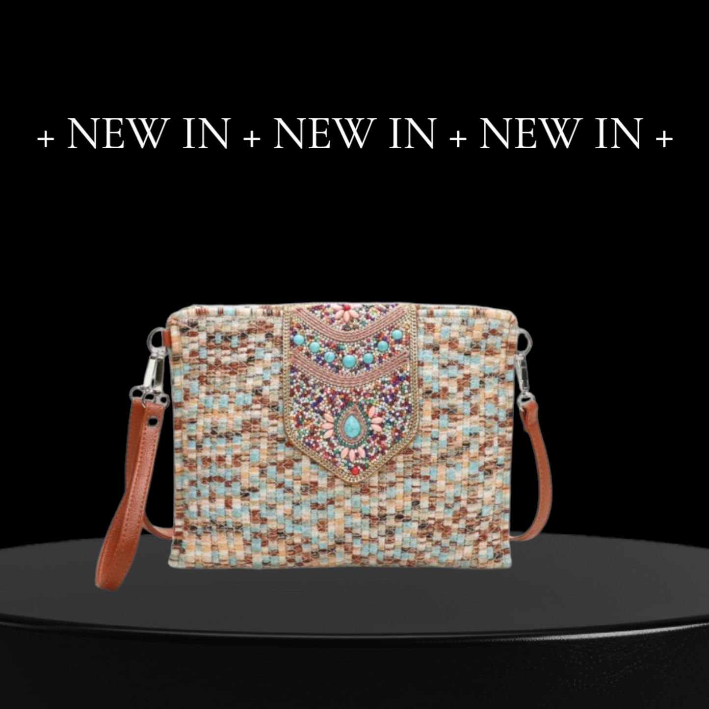 Sac 2 en 1 perlée bandouillére zara