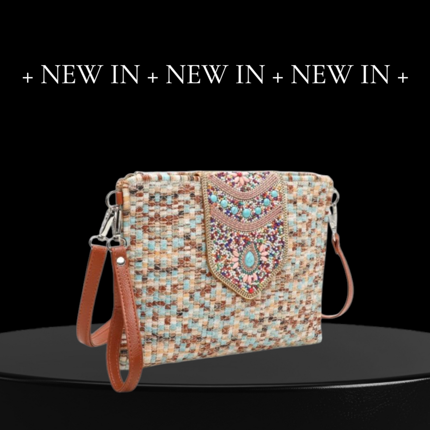 Sac 2 en 1 perlée bandouillére zara