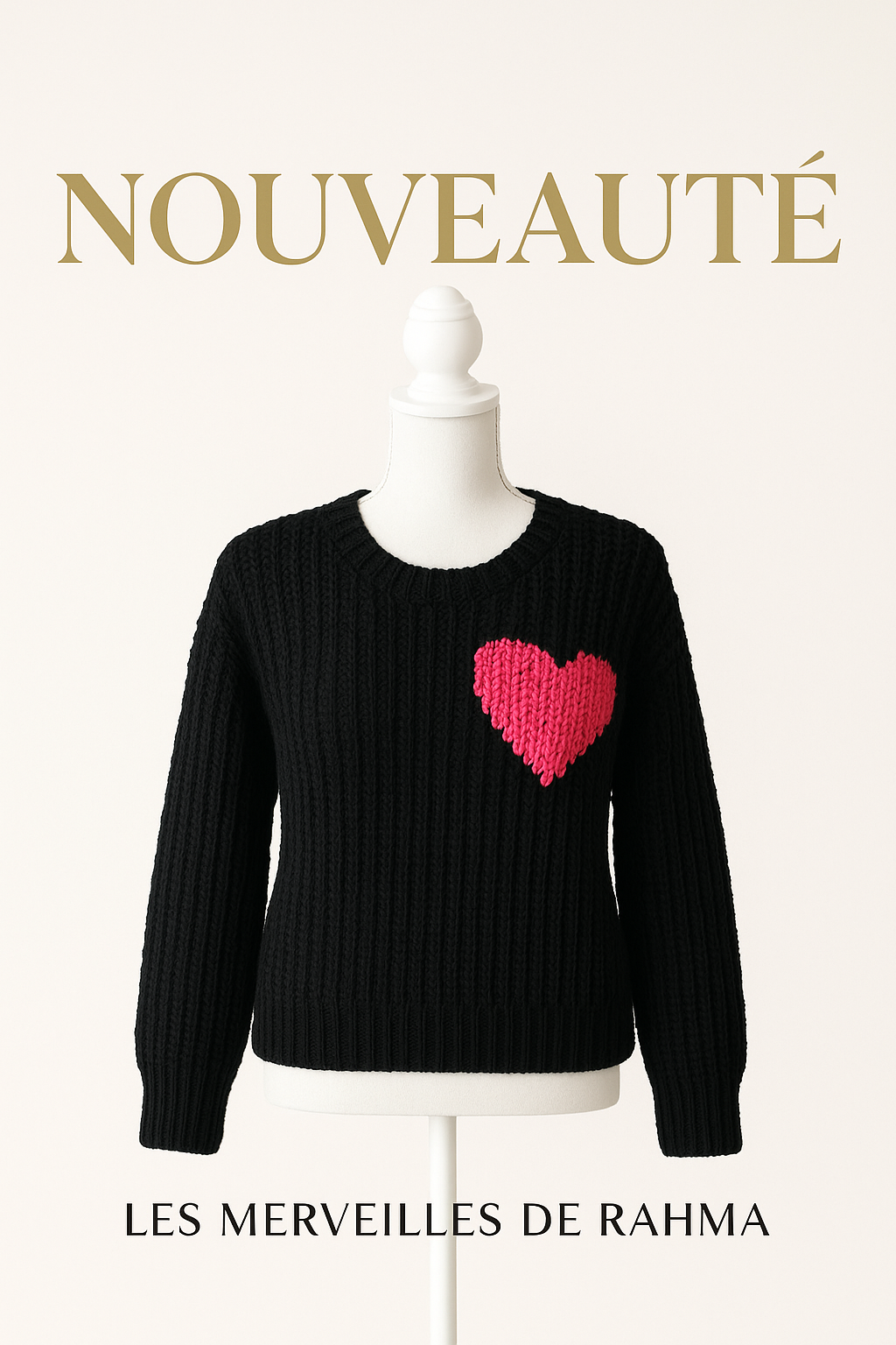 Pulls maille Cœur ❤️ les merveilles de rahma