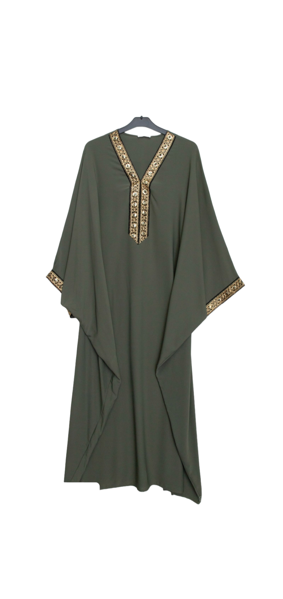 Robe Abaya manches chauves souris - les merveilles de rahma