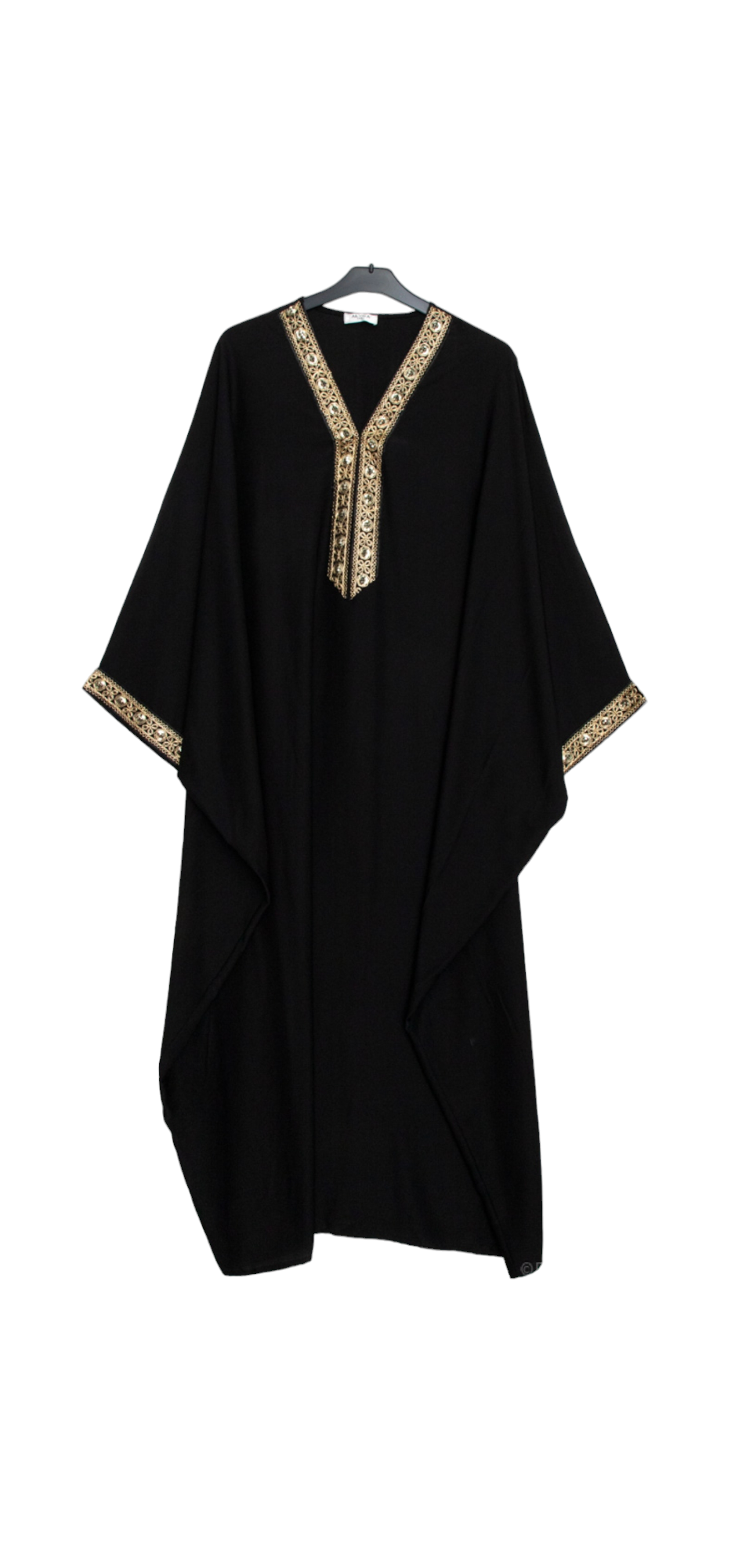 Robe Abaya manches chauves souris - les merveilles de rahma