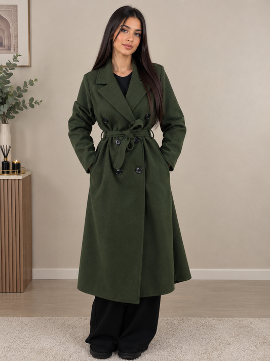 Manteau élégant / ceinture les merveilles de rahma