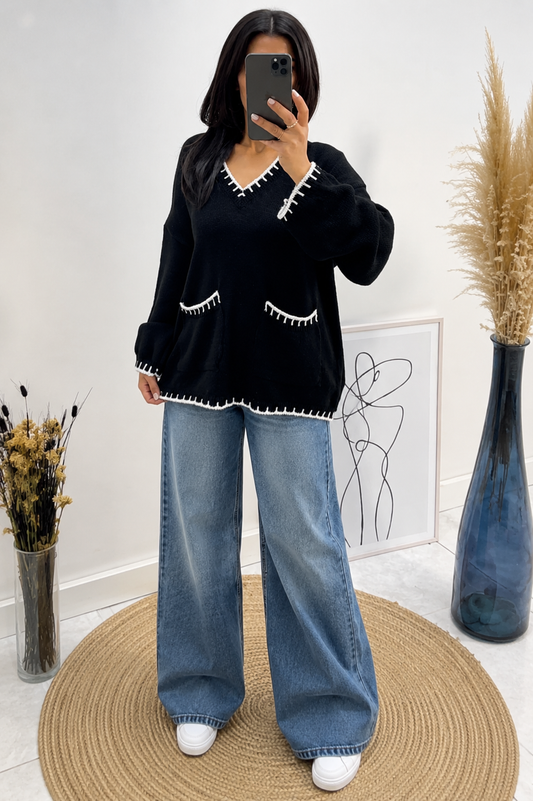 Pullover fin Fatma les merveilles de rahma
