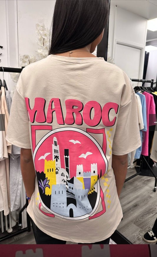 Tee Shirt Coton Maroc.