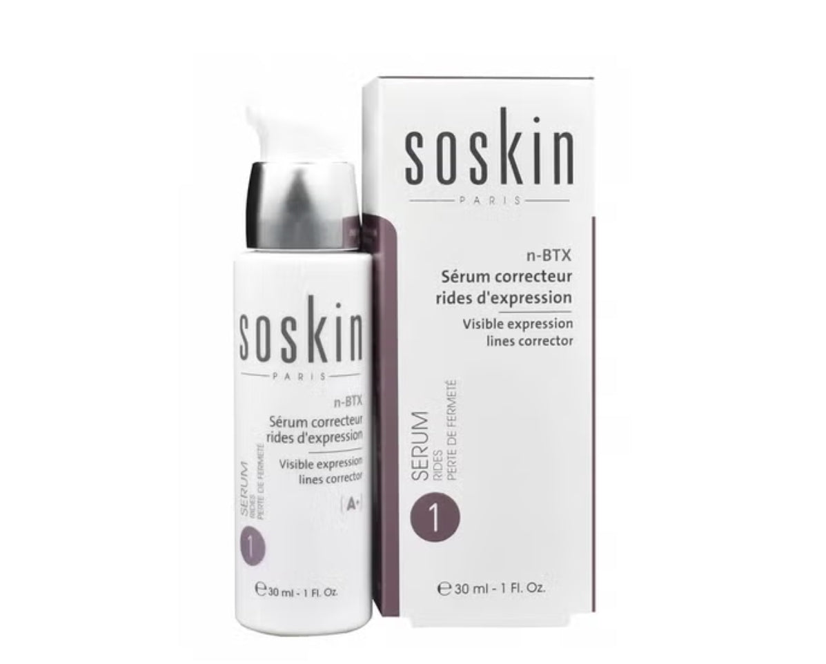 Sérum anti-rides d’expression Soskin n-BTX – 30 ml les merveilles de rahma
