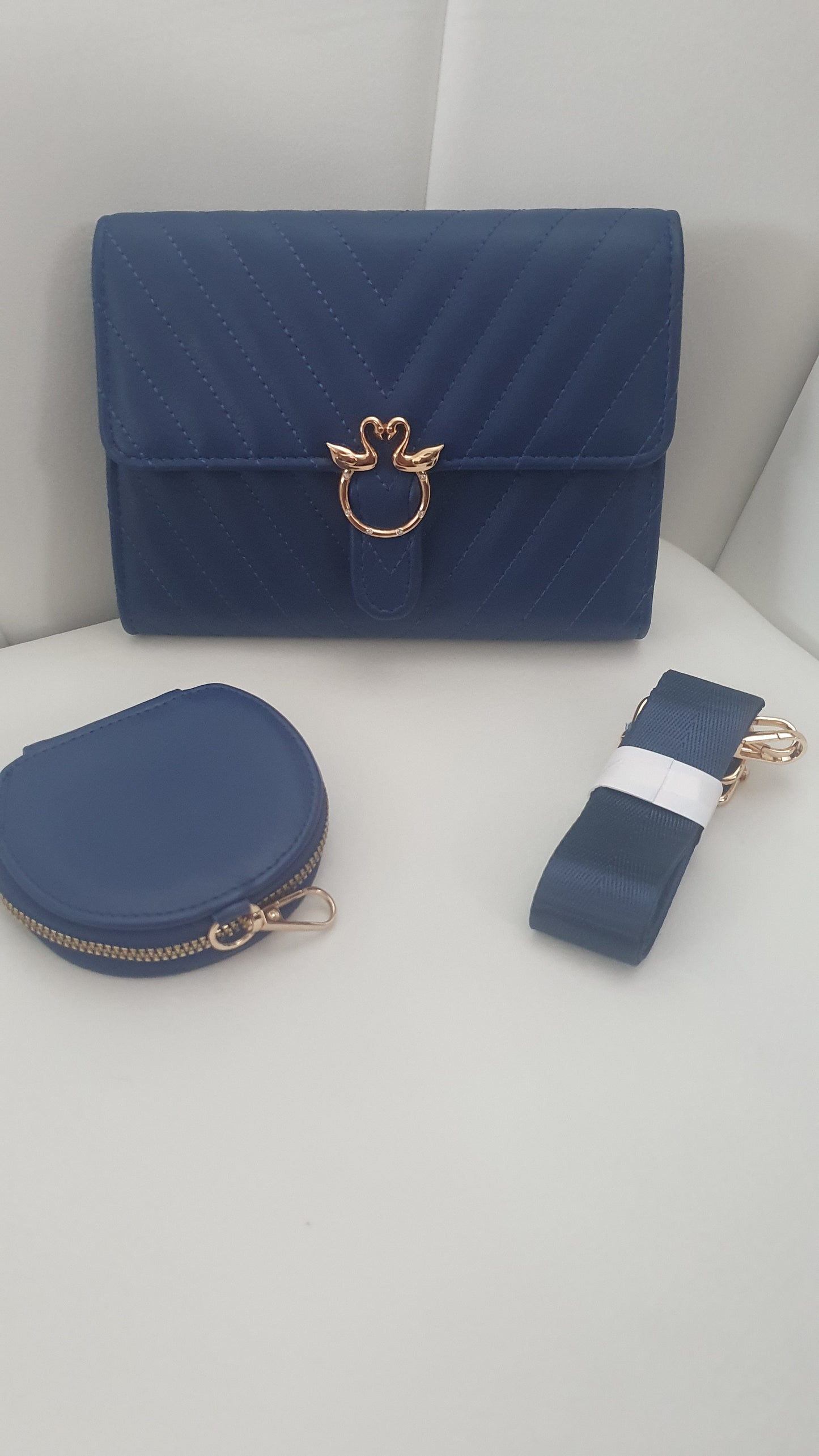 Sac bandouillere cygne - les merveilles de rahma