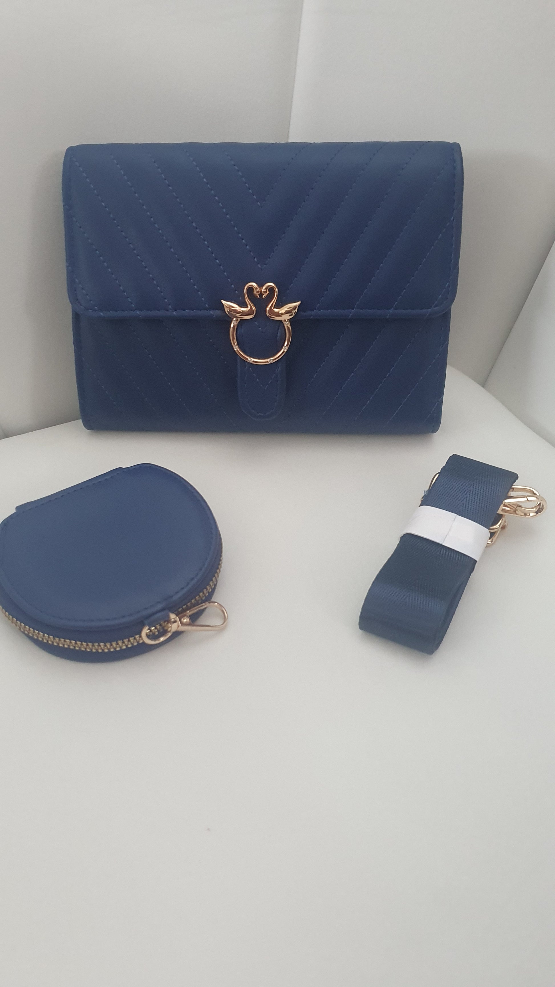 Sac bandouillere cygne - les merveilles de rahma