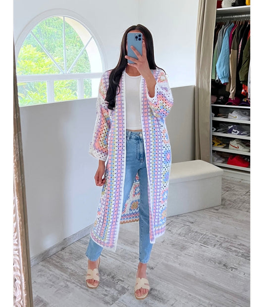 Gilet Luna Pastel - les merveilles de rahma