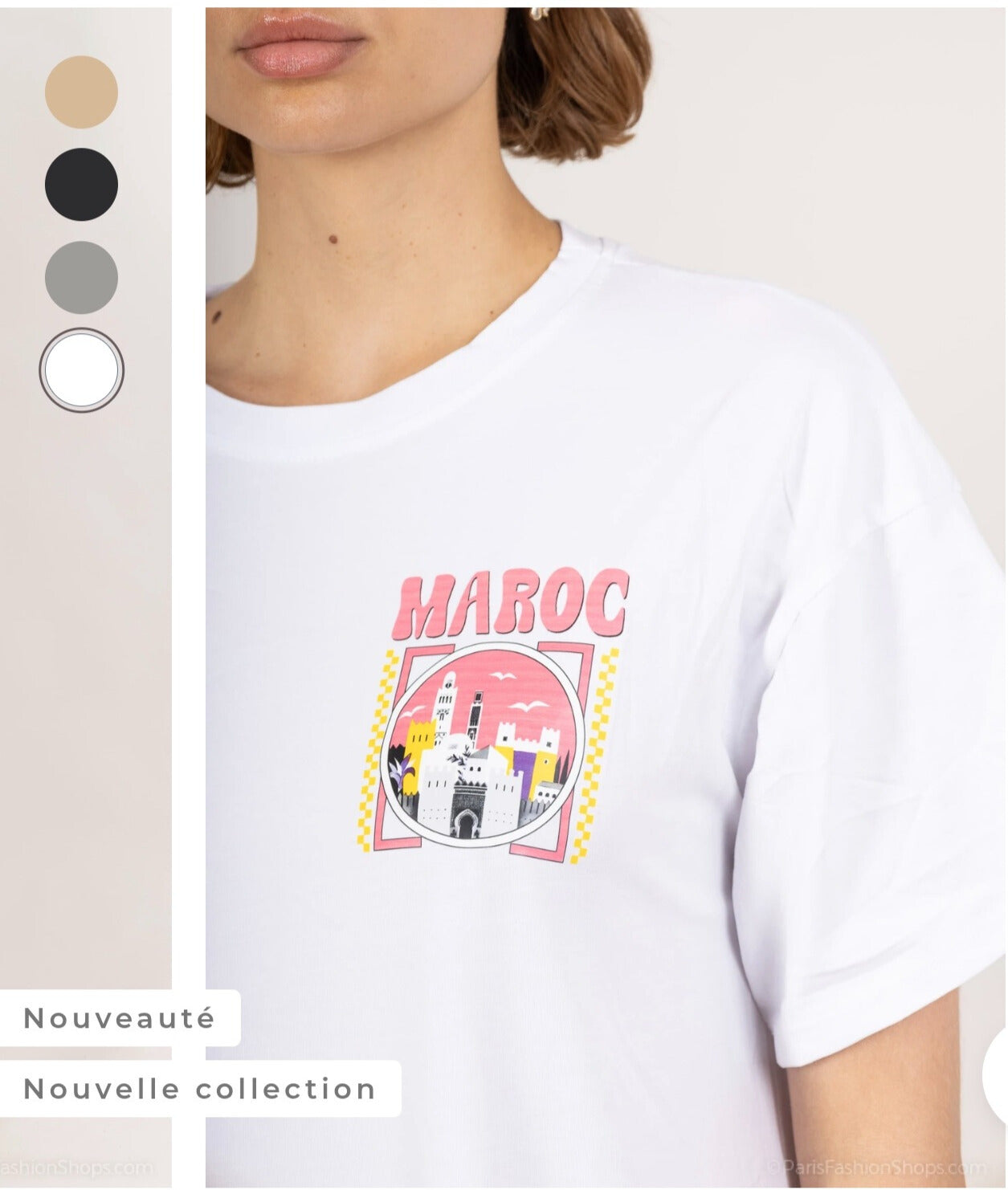 Robe t Shirt Coton Maroc