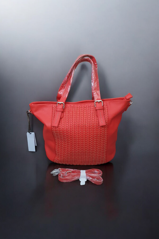 Sac cabas rouge / orangé les merveilles de rahma