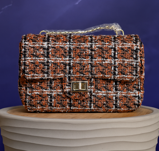 Sac en tweed grand modèle les merveilles de rahma
