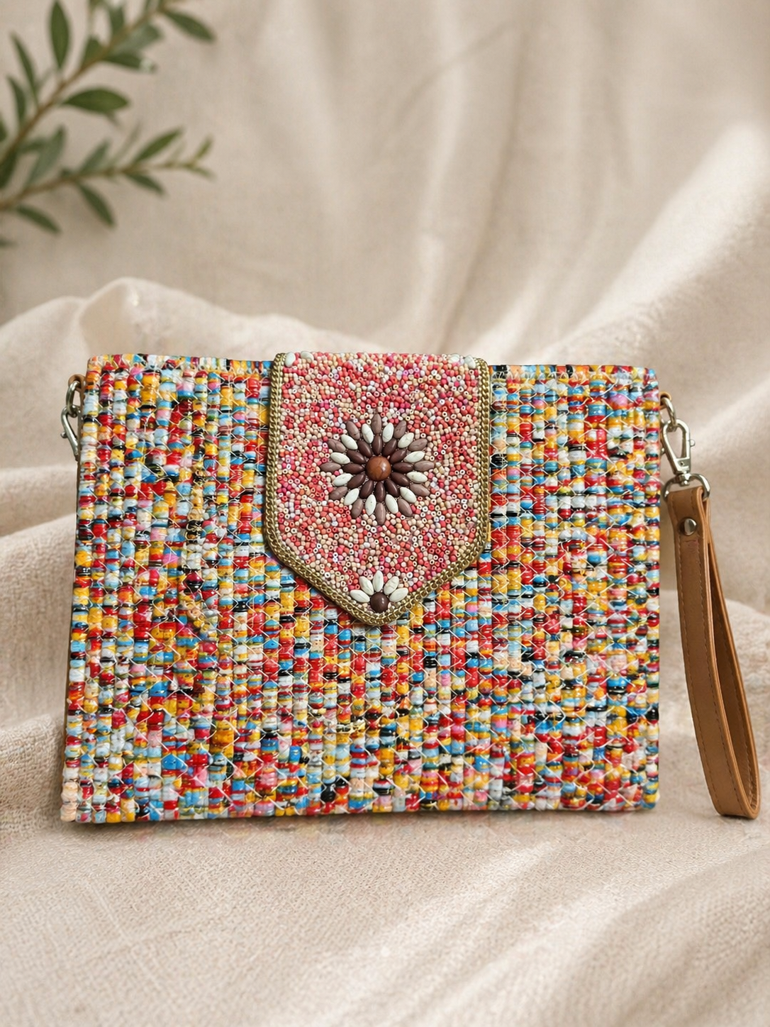 Sac bandouillere Tressé _ Style Bohème Chic les merveilles de rahma