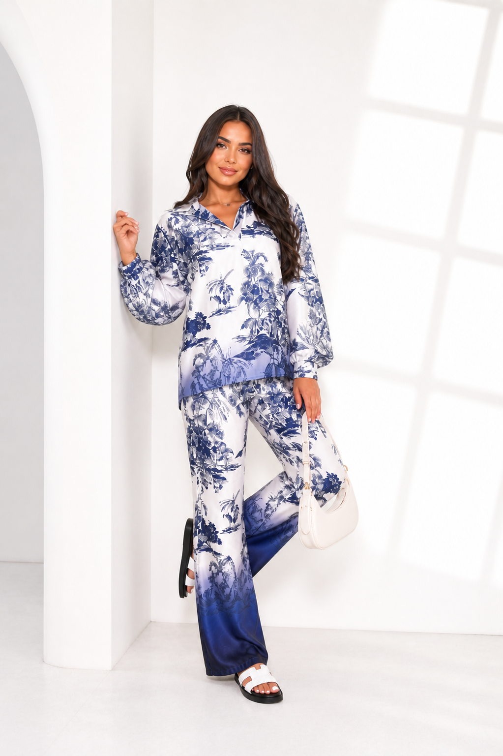 Ensemble Satiné Yasmina les merveilles de rahma