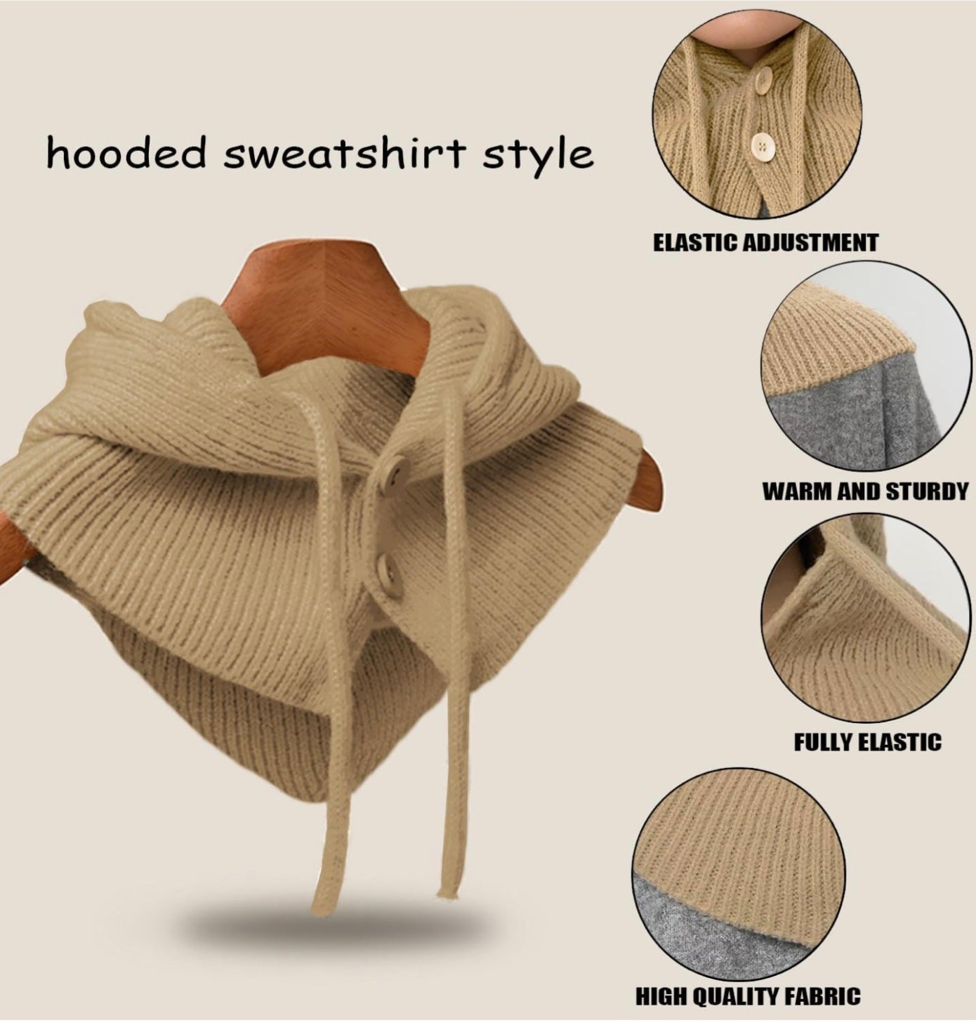 Cagoule Tendance Leena les merveilles de rahma