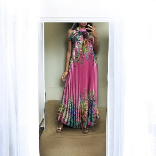 Robe longue Plissée - les merveilles de rahma