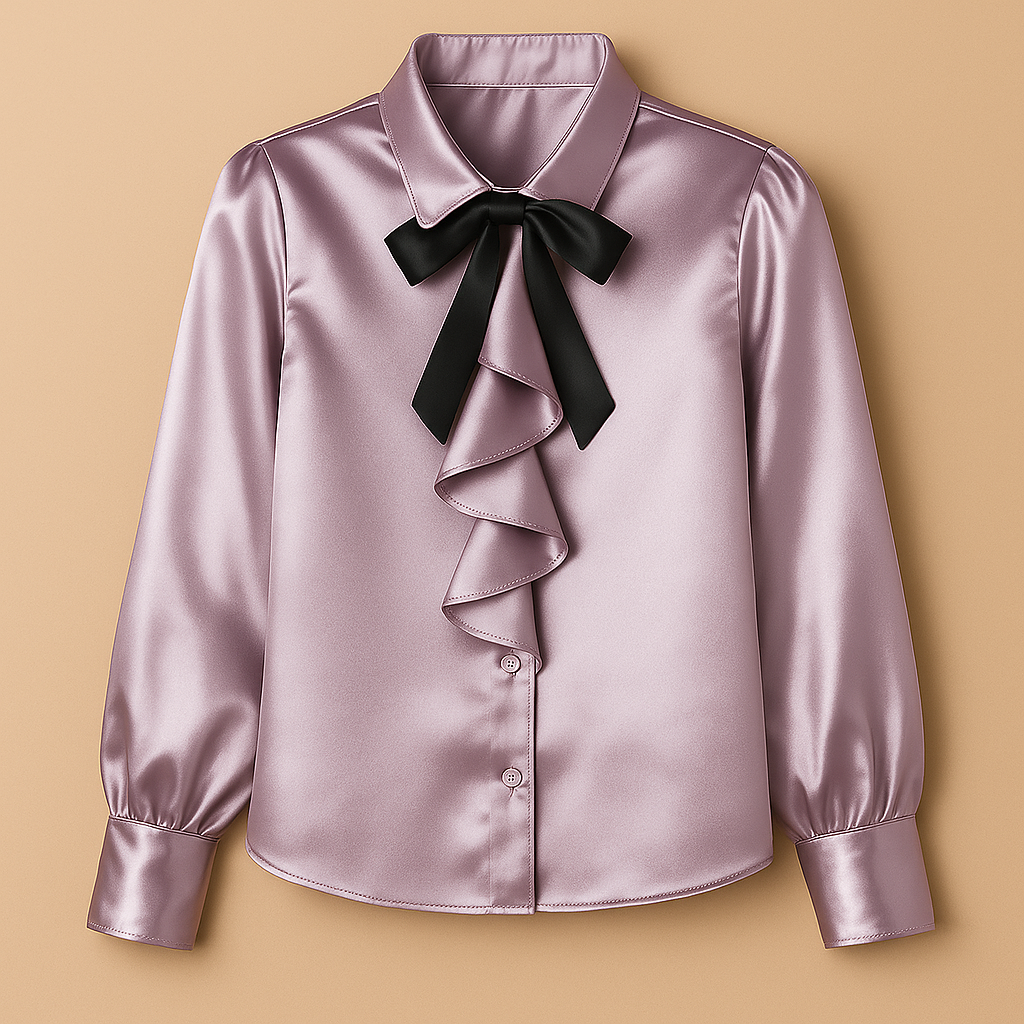 Chemise Satin Éclat - les merveilles de rahma