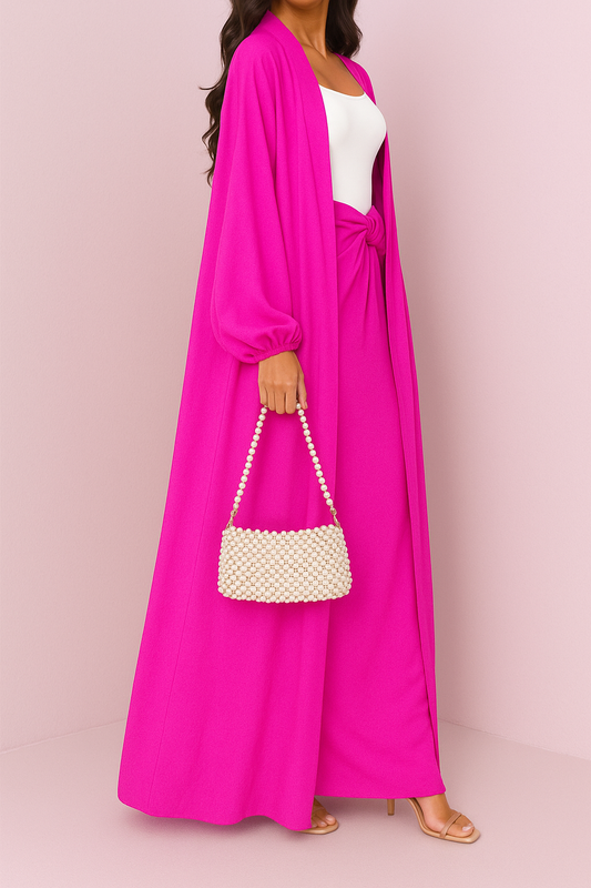 Ensemble 2 pièces- kimono et jupe à Nouer les merveilles de rahma
