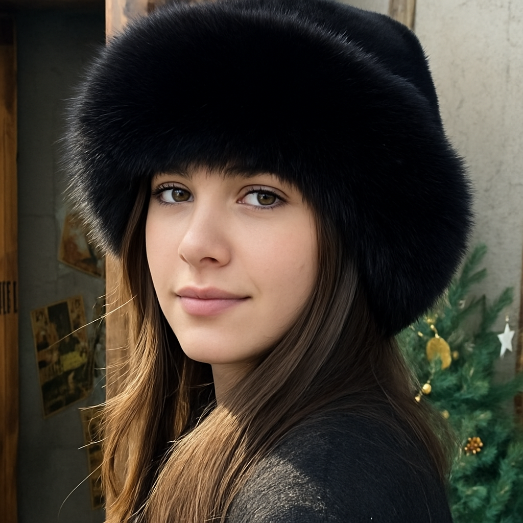 Chapeau Tendance fourrure tout Doux les merveilles de rahma