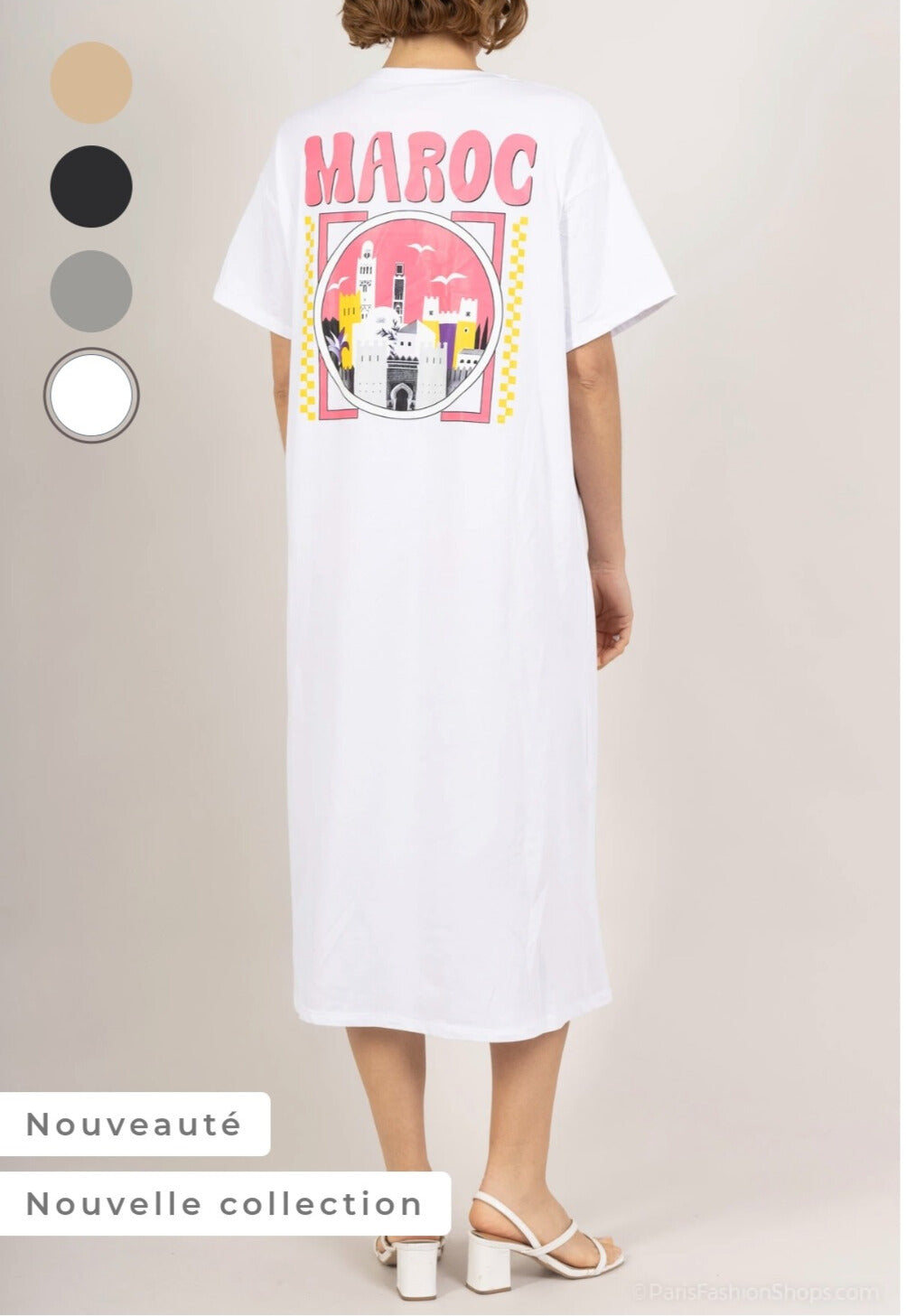 Robe t Shirt Coton Maroc