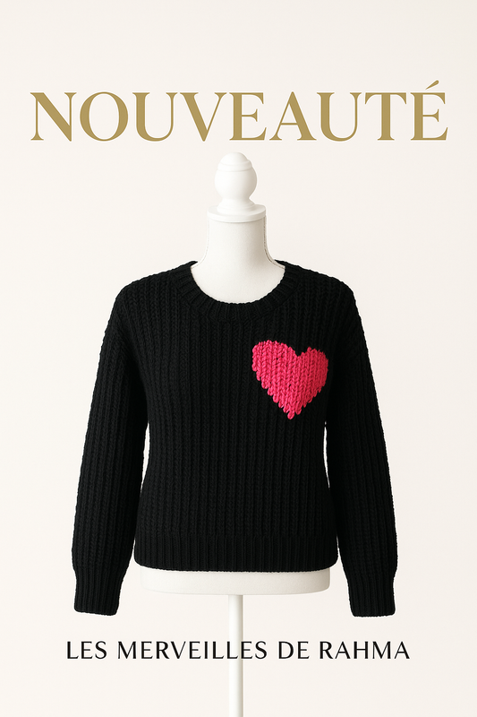 Pulls maille Cœur ❤️ les merveilles de rahma